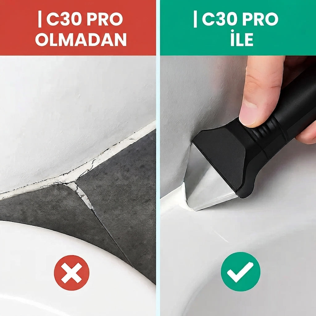 silitool C30 PRO Profesyonel Derz ve Silikon Çekme Seti