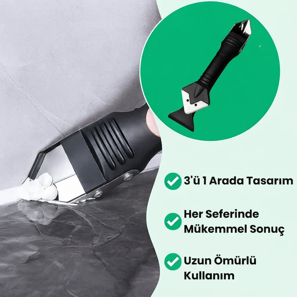 silitool C30 PRO Profesyonel Derz ve Silikon Çekme Seti