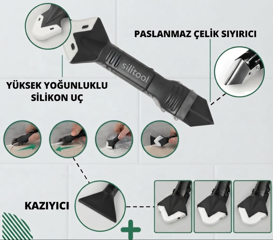 silitool C30 PRO Profesyonel Derz ve Silikon Çekme Seti