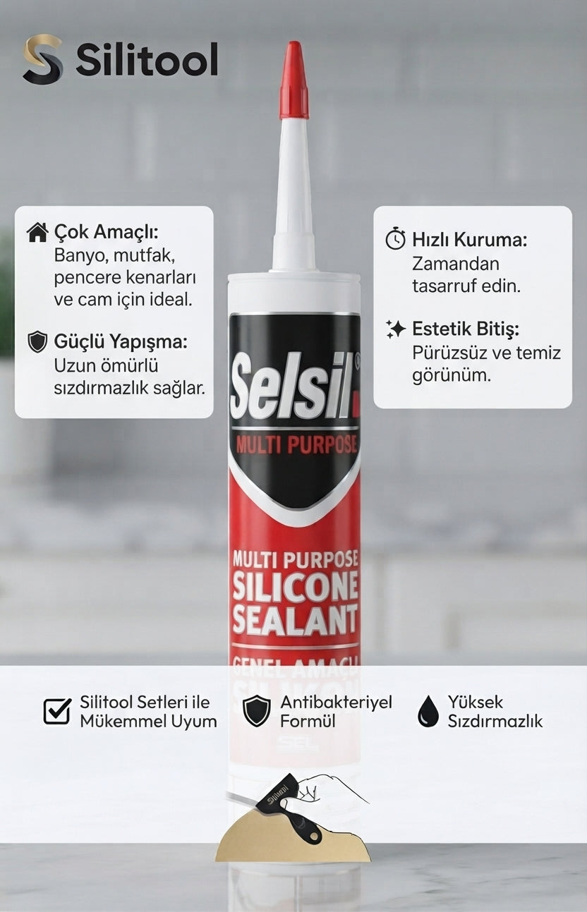 Genel Amaçlı Silikon 280gr - Şeffaf
