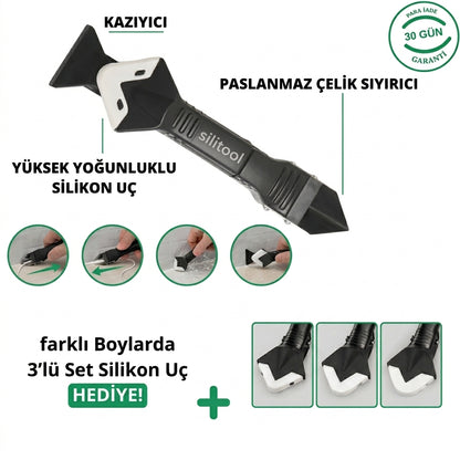 silitool C30 PRO Profesyonel Derz ve Silikon Çekme Seti