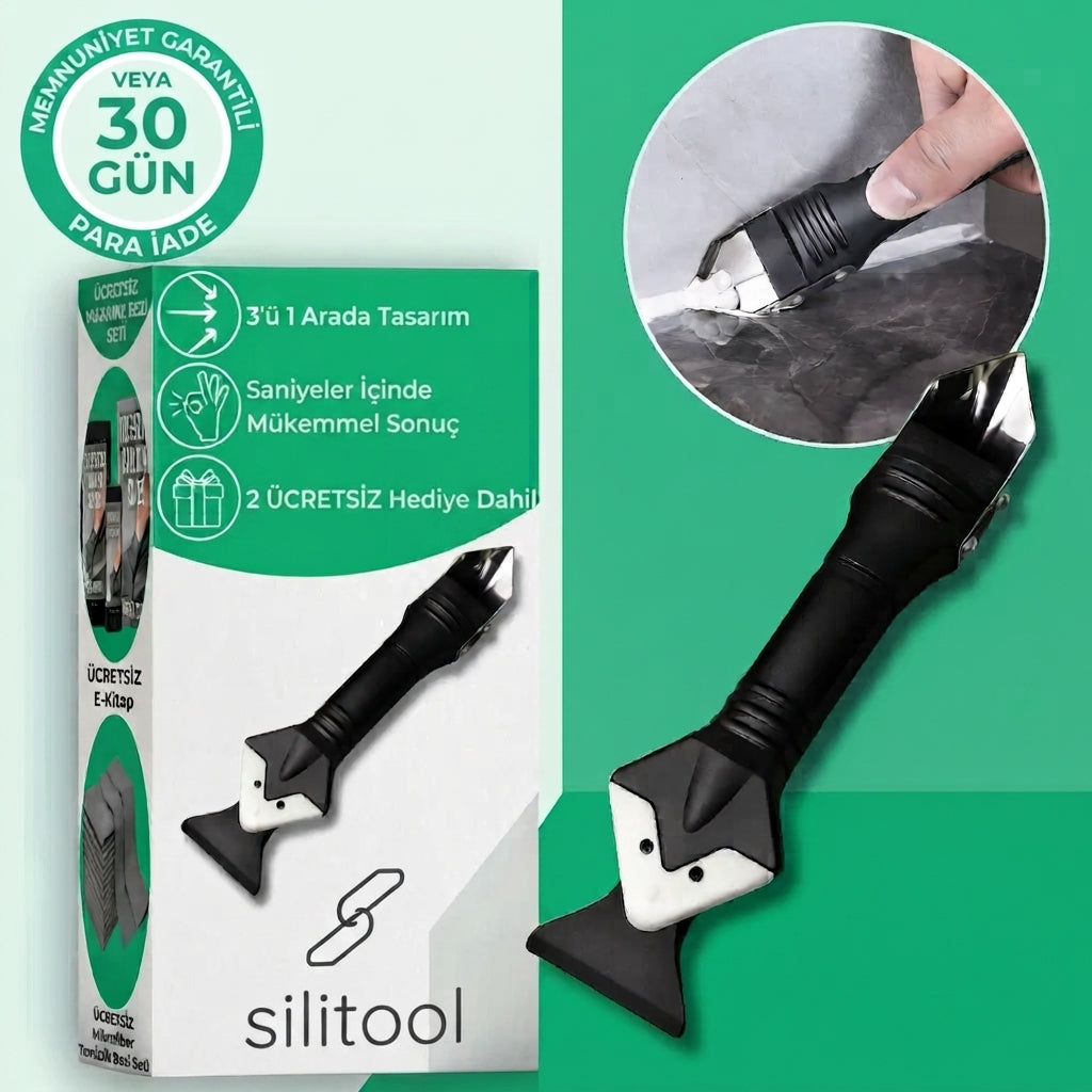 silitool C30 PRO Profesyonel Derz ve Silikon Çekme Seti